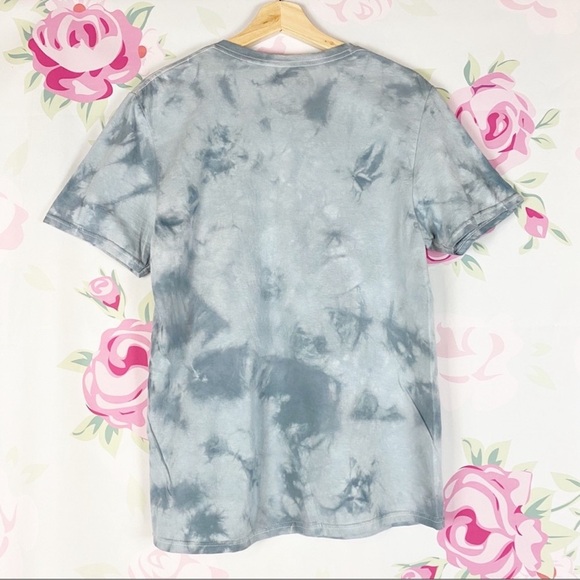 NEW AC/DC We Salute You Crew Neck Graphic Tie Dye Band Tee Shirt S - Picture 2 of 3